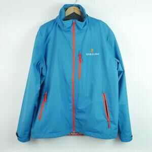 Seabourn Men's Large Jacket Alaska Cruise Travel Utility Gorpcore Hooded Zip